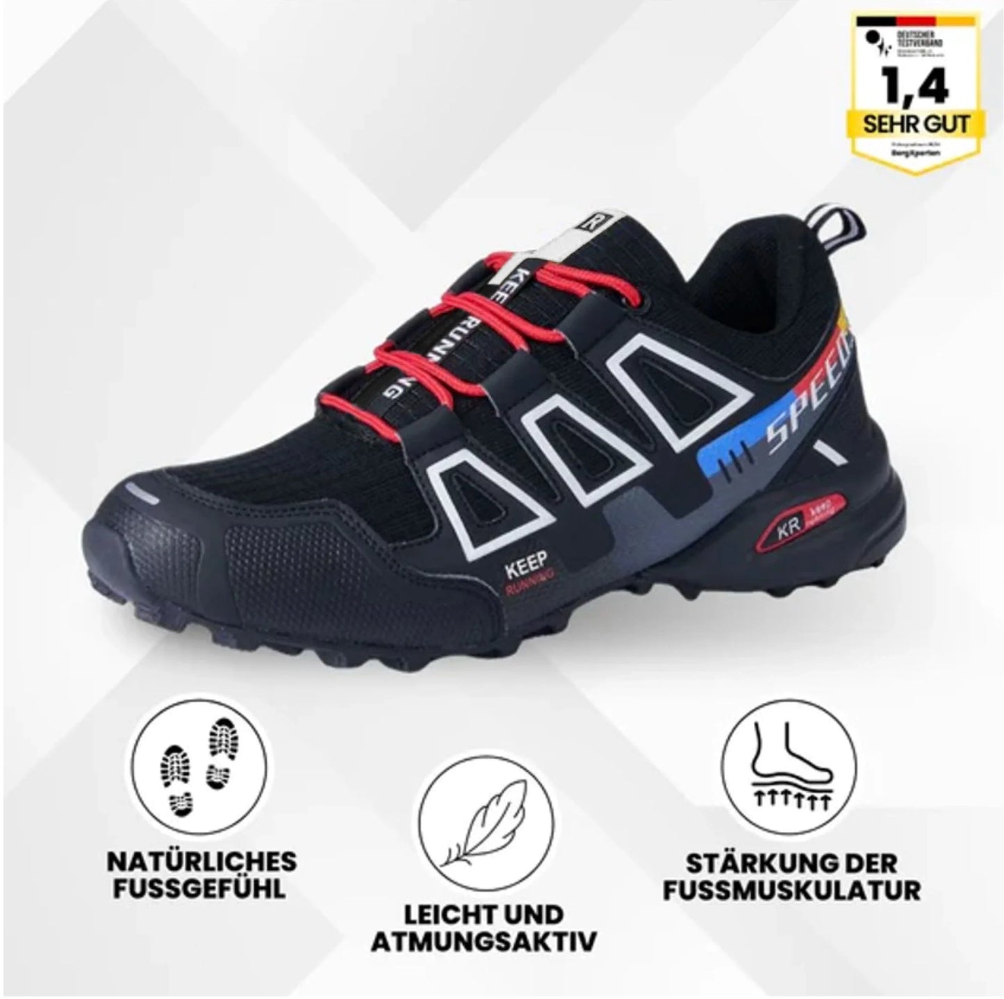 OrthoTrekking - Ergonomische pijnverlichtende trekking- en wandelschoen