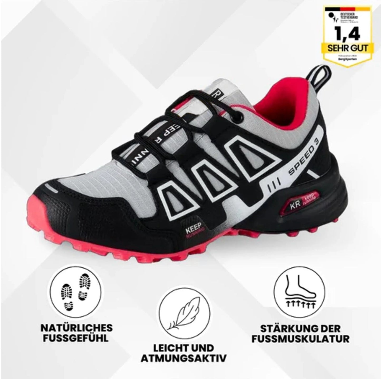 OrthoTrekking - Ergonomische pijnverlichtende trekking- en wandelschoen