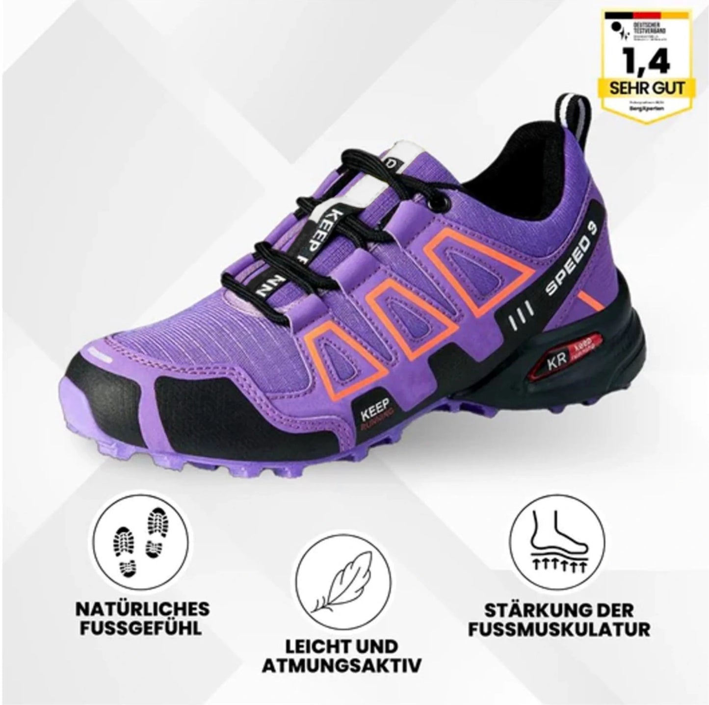 OrthoTrekking - Ergonomische pijnverlichtende trekking- en wandelschoen