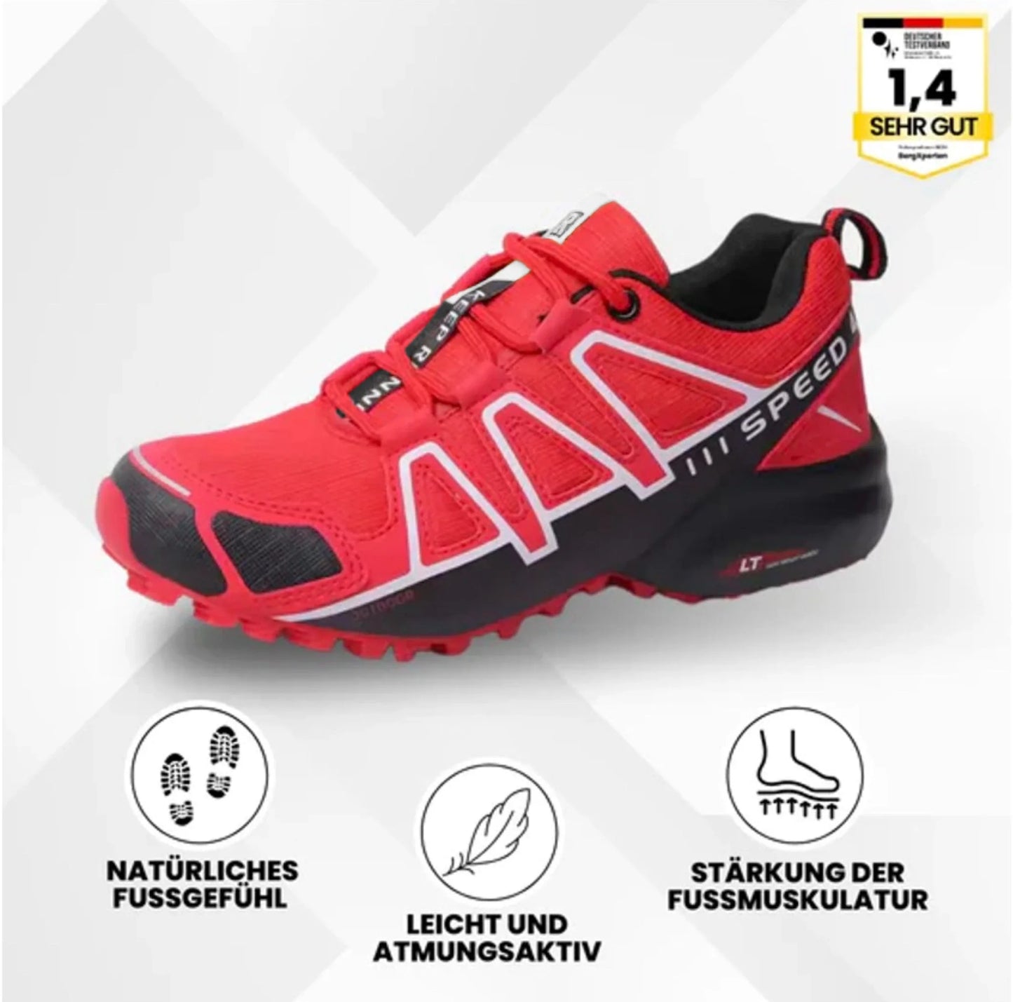 OrthoTrekking - Ergonomische pijnverlichtende trekking- en wandelschoen