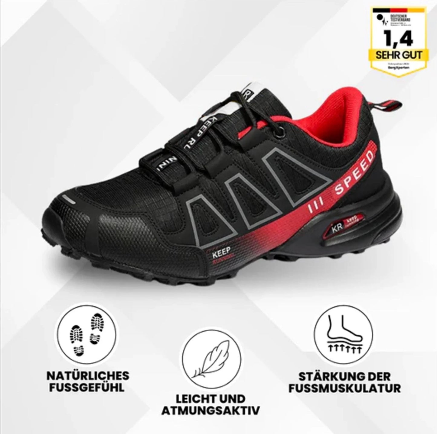 OrthoTrekking - Ergonomische pijnverlichtende trekking- en wandelschoen