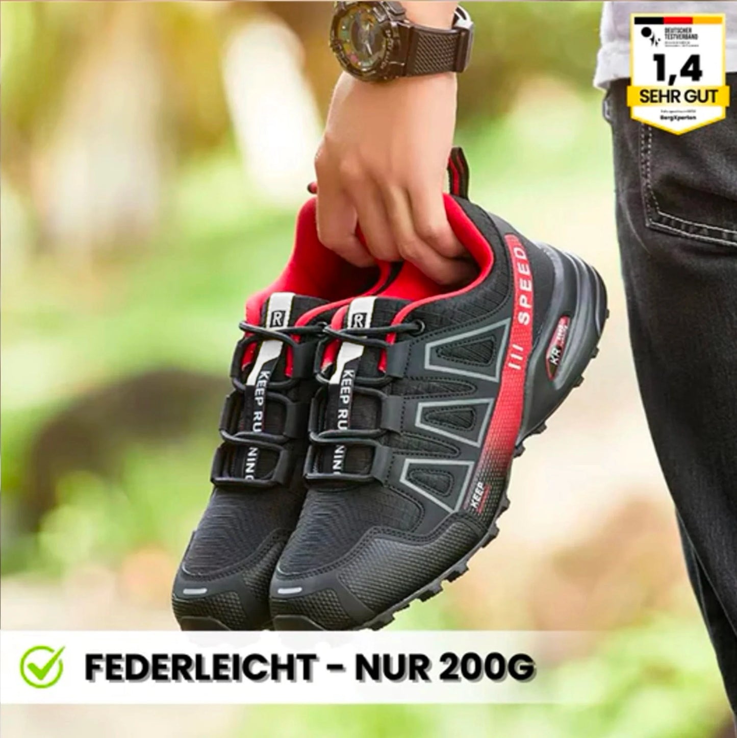 OrthoTrekking - Ergonomische pijnverlichtende trekking- en wandelschoen