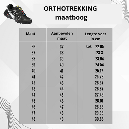 OrthoTrekking - Ergonomische pijnverlichtende trekking- en wandelschoen