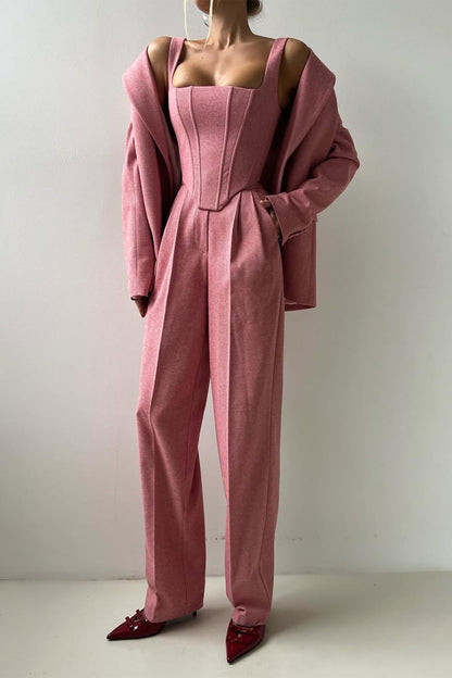 Dolce™ - Dreiteiliges Set mit doppelreihigem Blazer